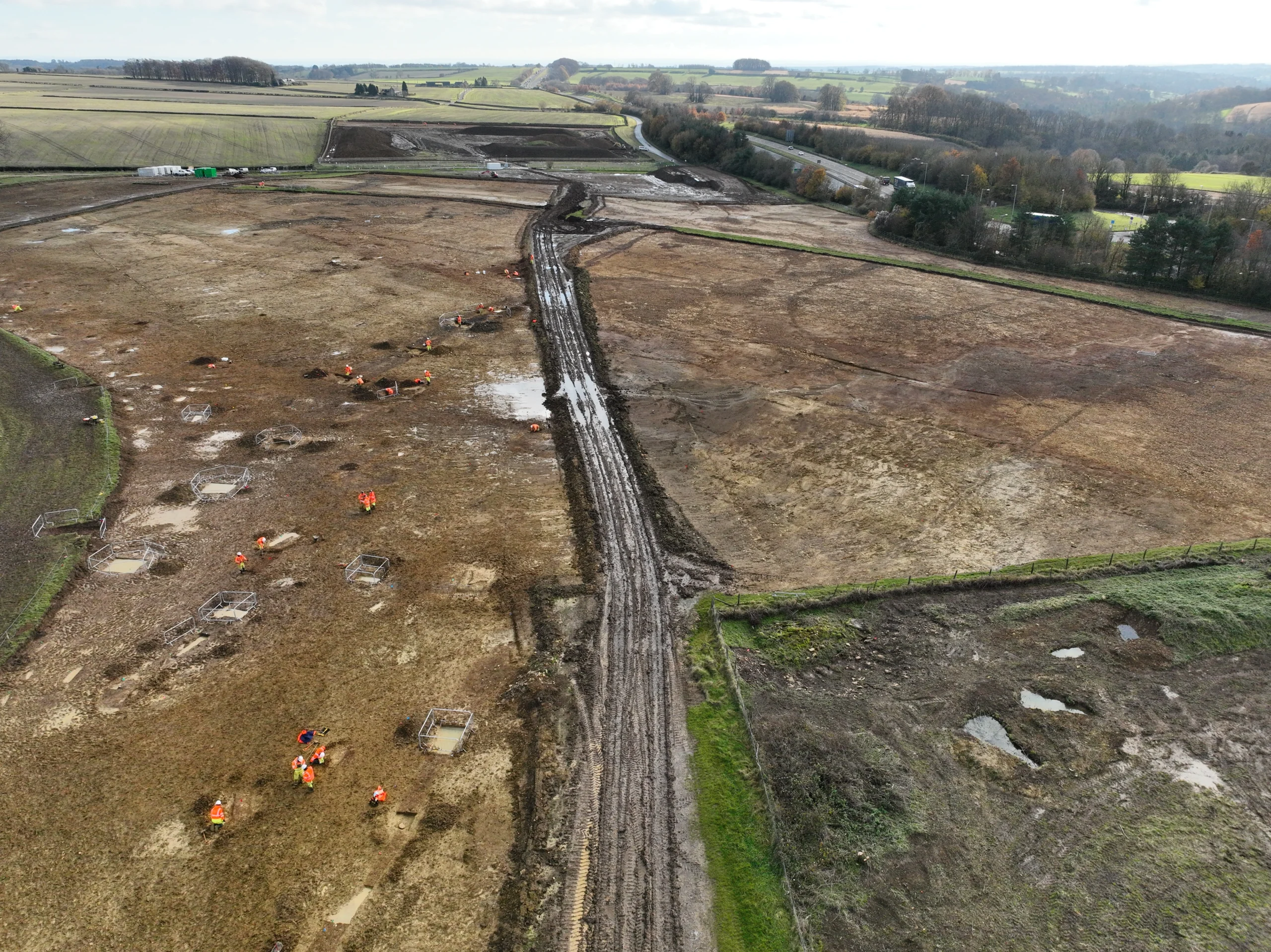 Area 22, Overview of site with Cowley roundabout