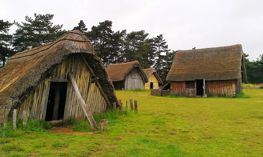 photo of SFBs at West Stow AngloSaxon Village