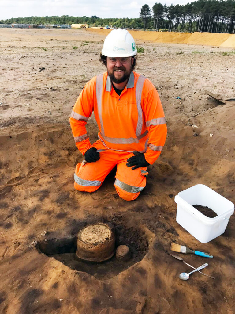 Rare funeral pyre discovered at Sizewell C - Oxford Cotswold Archaeology
